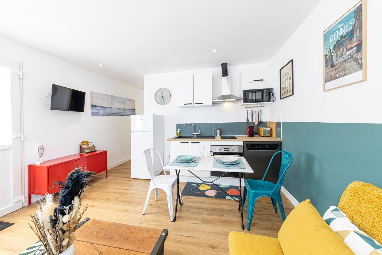 L'Anthracite, Apartement Renove, Tout Confort Saint-Jacques-de-la-Lande Eksteriør bilde