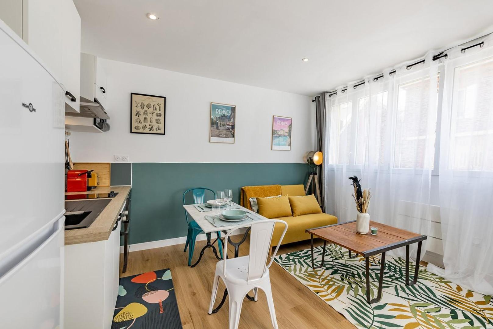 L'Anthracite, Apartement Renove, Tout Confort Saint-Jacques-de-la-Lande Eksteriør bilde